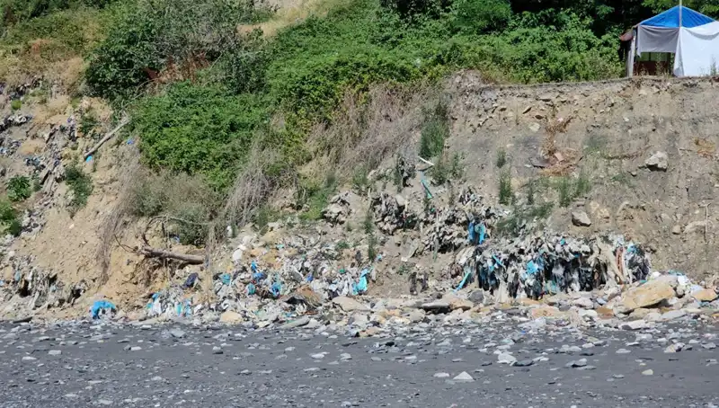 Kozlu Sahil'de Endişe Verici Çöp Yığını, Doğayı Tehdit Ediyor!