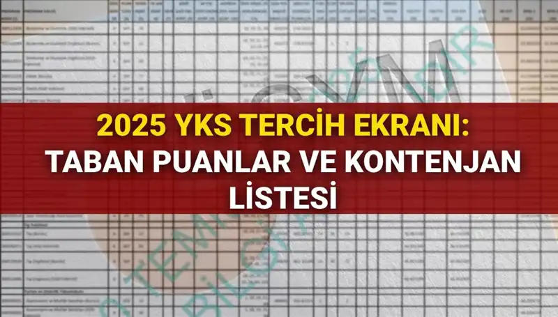 YKS Tercih Süreci Başladı: 2025 Üniversite Tercihleri ile İlgili Tüm Detaylar