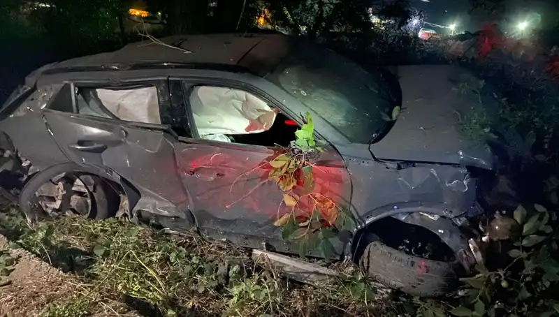 Alkollü Sürücüyle Talihsiz Kaza: Araç Adeta Hurda Yığınına Döndü