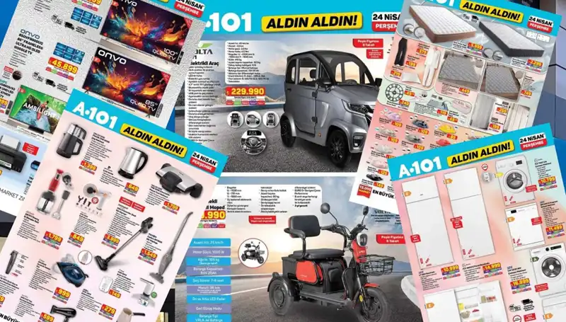 A101, Perde ve Halı ile Elektronik Mutfak Ürünleriyle 24 Nisan’da Müşterilerini Şaşırtacak!