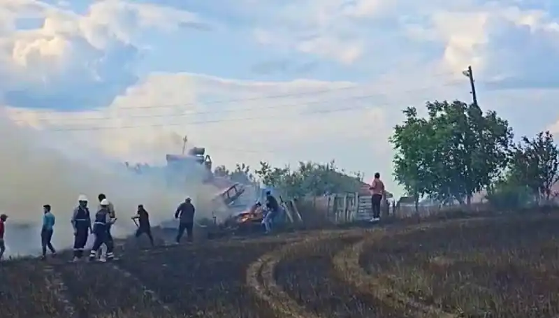 Tarlayı Kundaklayan Şahıs, Polis Tarafından Sadece 96 Saatte Yakalandı!