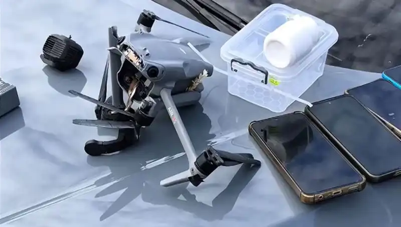 Uyuşturucu Taşımacılığı Yapan Drone, Güvenlik Güçleri Tarafından Düşürüldü