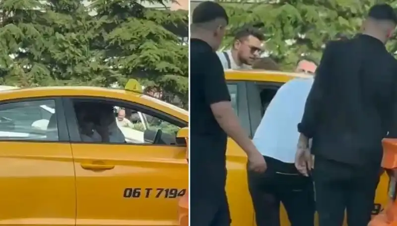Trafikte Tartıştığı Taksi Şoförünü Yumruklayarak Gözaltına Alındı!