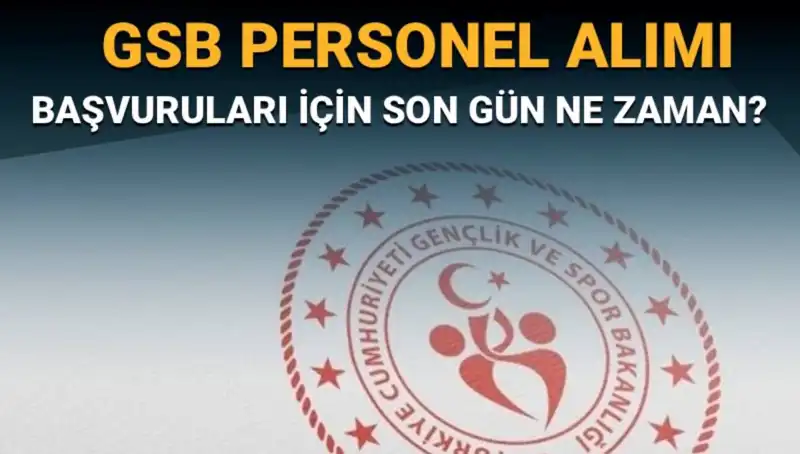 Gençlik ve Spor Bakanlığı Personel Alımı Başvuruları İçin Geri Sayım Başladı!